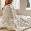 Pluche Nepbont Deken - SnuggleFur Collectie