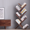 Hedendaagse Hoekboekenkast - Stijlvolle Houten Ontwerper Boekenplank