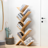Hedendaagse Hoekboekenkast - Stijlvolle Houten Ontwerper Boekenplank