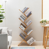 Hedendaagse Hoekboekenkast - Stijlvolle Houten Ontwerper Boekenplank