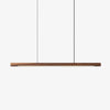 Rechthoekige Houten Hanglamp