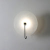 Wandgemonteerde LED-lamp in alabasterafwerking