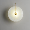 Wandgemonteerde LED-lamp in alabasterafwerking