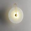 Wandgemonteerde LED-lamp in alabasterafwerking