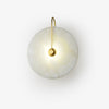Wandgemonteerde LED-lamp in alabasterafwerking