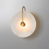 Wandgemonteerde LED-lamp in alabasterafwerking