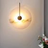 Wandgemonteerde LED-lamp in alabasterafwerking
