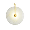 Wandgemonteerde LED-lamp in alabasterafwerking