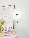 Wandgemonteerde LED-lamp in alabasterafwerking
