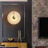Wandgemonteerde LED-lamp in alabasterafwerking