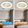 Intelligente Plafondventilator voor Slaapkamers met Geïntegreerde LED Verlichting