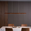 Rechthoekige Houten Hanglamp