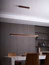 Rechthoekige Houten Hanglamp