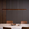 Rechthoekige Houten Hanglamp