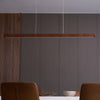 Rechthoekige Houten Hanglamp
