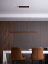 Rechthoekige Houten Hanglamp