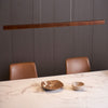 Rechthoekige Houten Hanglamp