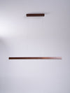 Rechthoekige Houten Hanglamp