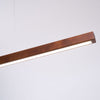 Rechthoekige Houten Hanglamp