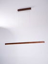 Rechthoekige Houten Hanglamp