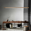 Rechthoekige Houten Hanglamp