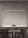 Rechthoekige Houten Hanglamp