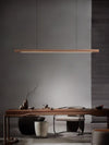 Rechthoekige Houten Hanglamp