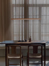 Rechthoekige Houten Hanglamp