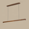 Rechthoekige Houten Hanglamp