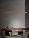 Rechthoekige Houten Hanglamp