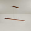 Rechthoekige Houten Hanglamp