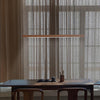Rechthoekige Houten Hanglamp