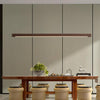 Rechthoekige Houten Hanglamp