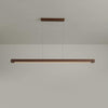 Rechthoekige Houten Hanglamp