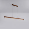 Rechthoekige Houten Hanglamp