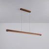 Rechthoekige Houten Hanglamp
