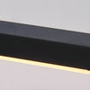 Lineaire Wandlamp met Metalen Frame Spiegel