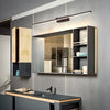 Lineaire Wandlamp met Metalen Frame Spiegel