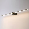 Lineaire Wandlamp met Metalen Frame Spiegel