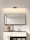 Lineaire Wandlamp met Metalen Frame Spiegel
