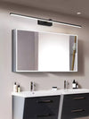 Lineaire Wandlamp met Metalen Frame Spiegel