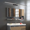 Lineaire Wandlamp met Metalen Frame Spiegel