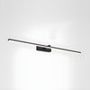 Lineaire Wandlamp met Metalen Frame Spiegel