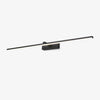 Lineaire Wandlamp met Metalen Frame Spiegel