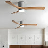 Scandinavische Houten Plafondventilator Licht 42" / 48"