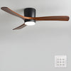 Scandinavische Houten Plafondventilator Licht 42" / 48"