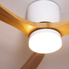Scandinavische Houten Plafondventilator Licht 42" / 48"