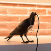 Raven-geïnspireerde hars tafellamp