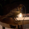 Raven-geïnspireerde hars tafellamp
