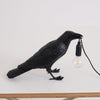 Raven-geïnspireerde hars tafellamp